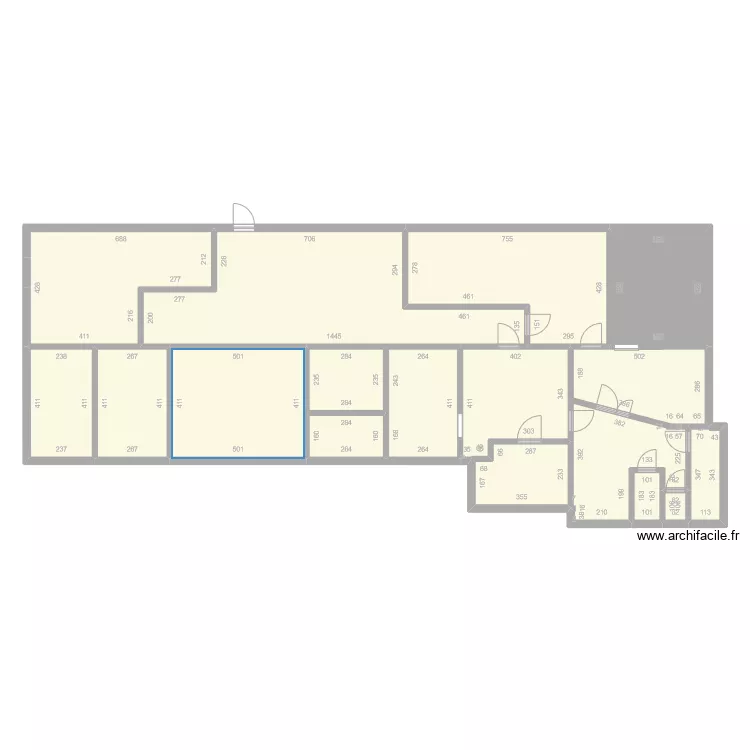 Ferme Cerf Cons 000. Plan de 