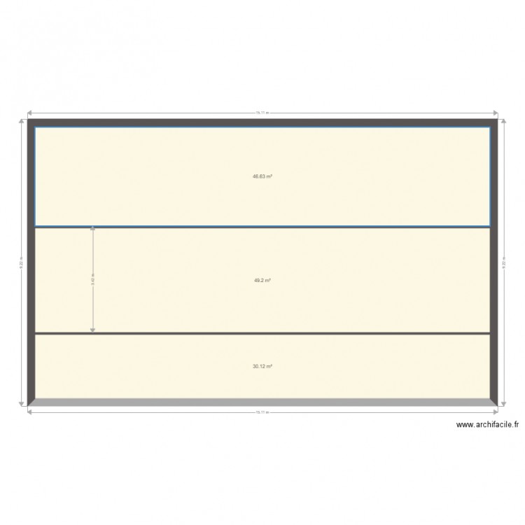 MAISON JFP ETAGE  VERS B. Plan de 0 pièce et 0 m2