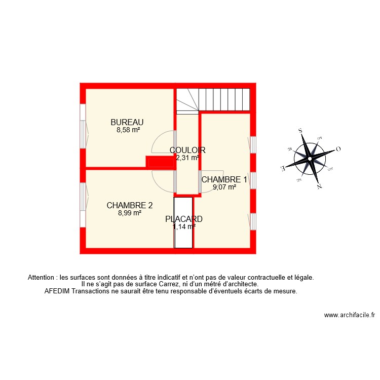 BI 6921 ETAGE . Plan de 0 pièce et 0 m2