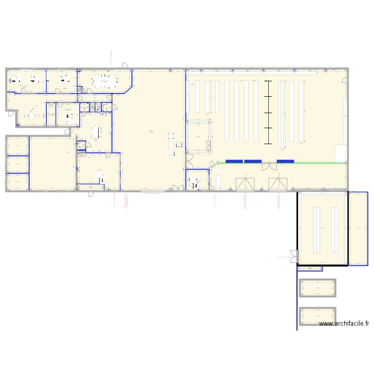 DEPOT  AMENAGEMENT . Plan de 0 pièce et 0 m2