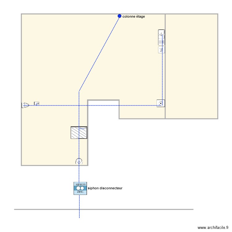 meriau 1218 ass. Plan de 2 pièces et 117 m2