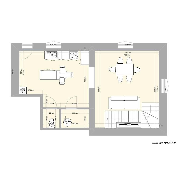 Appartement Rochotte modif. Plan de 0 pièce et 0 m2