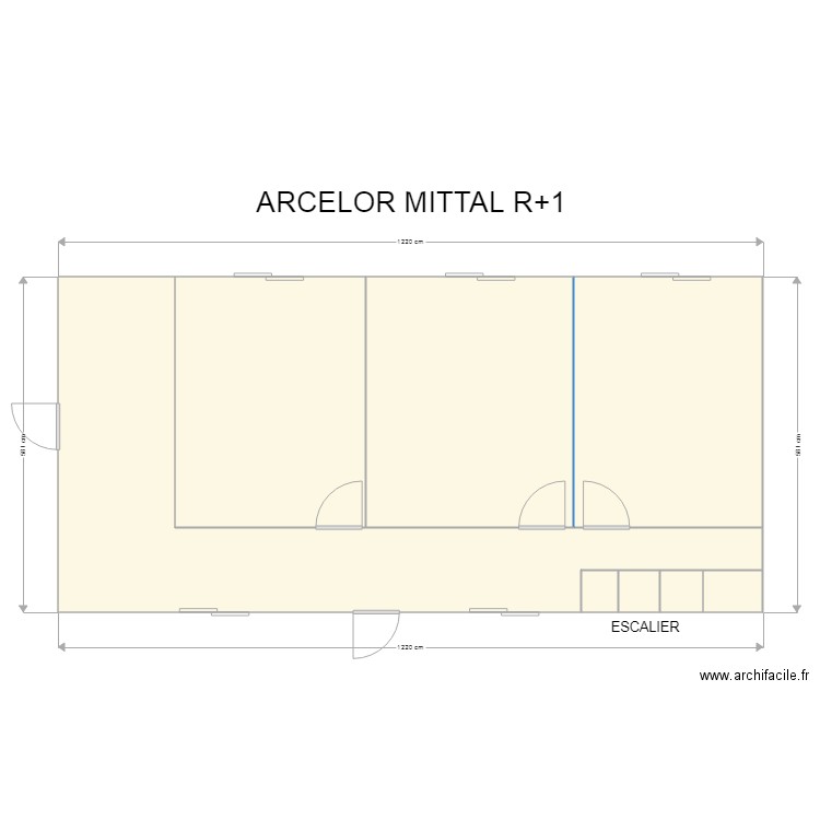 ARCELOR MITTAL ETAGE 1. Plan de 0 pièce et 0 m2