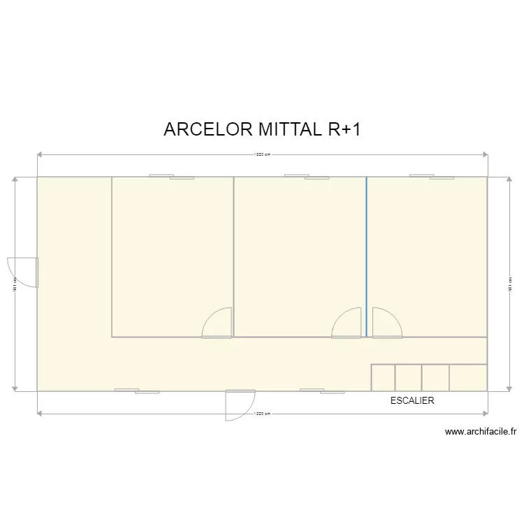 ARCELOR MITTAL ETAGE 1. Plan de 
