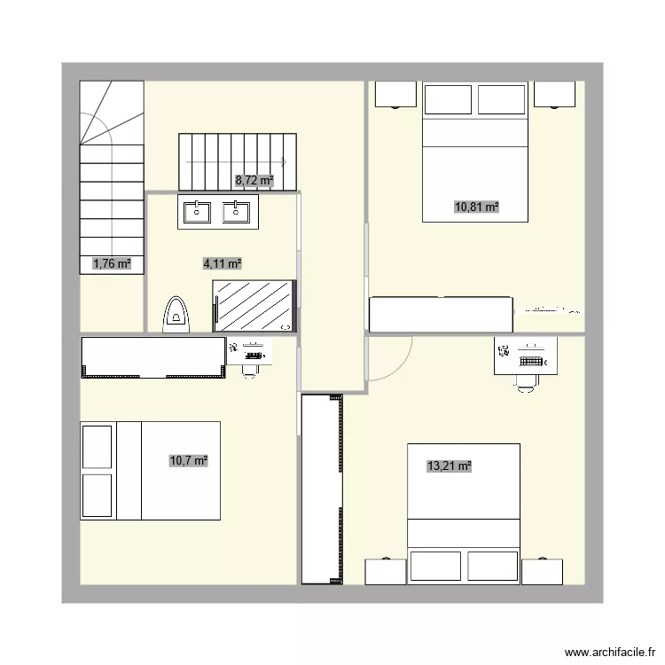 1 ETAGE. Plan de 1 ETAGE. Plan de