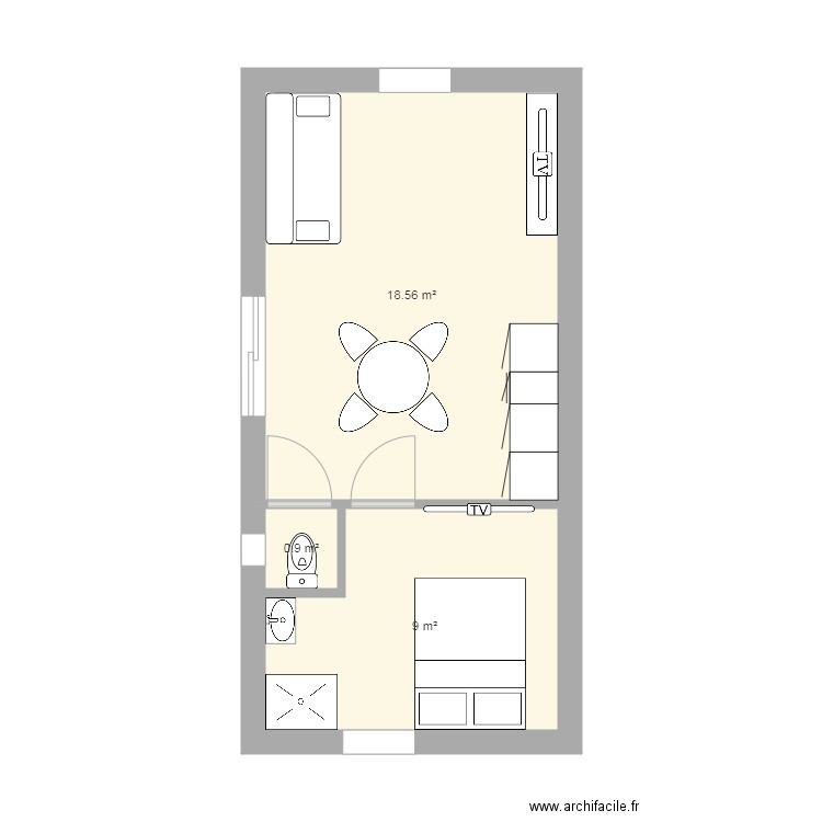 dependance. Plan de 0 pièce et 0 m2