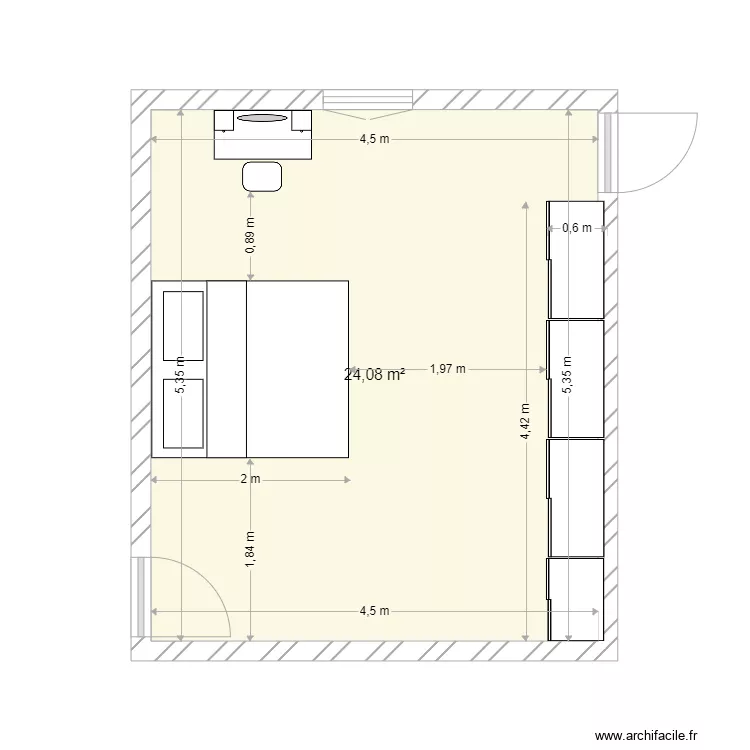 chambre lucie et francois 3. Plan de 