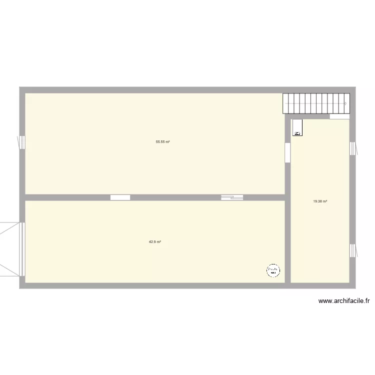 maison vred sous sol. Plan de 