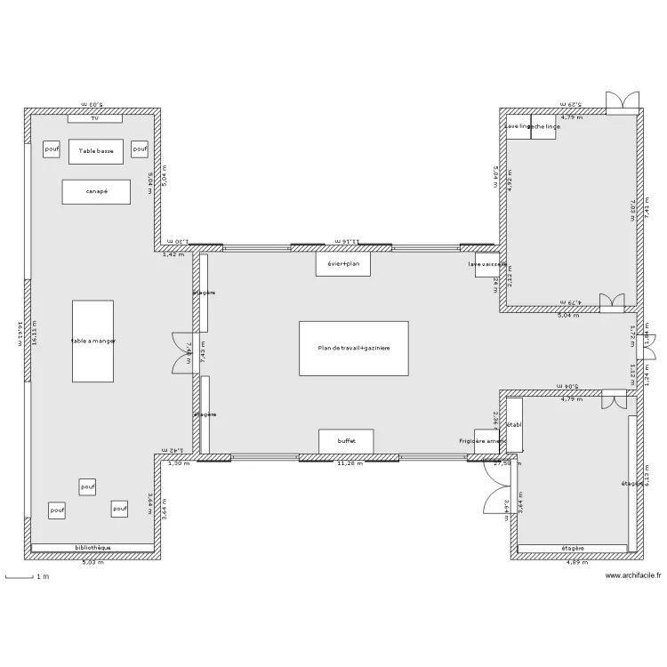 maison maman. Plan de 