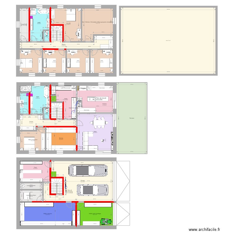 RPAModifL. Plan de 0 pièce et 0 m2