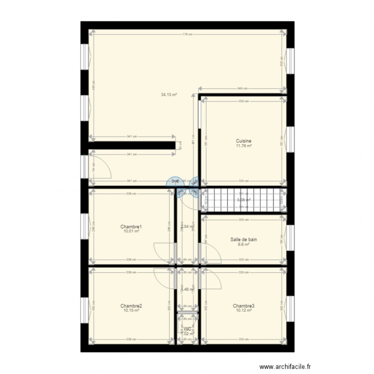 DE MENECH. Plan de 0 pièce et 0 m2