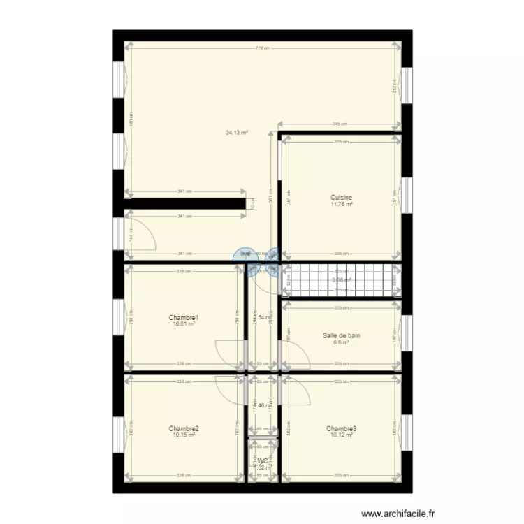 DE MENECH. Plan de 