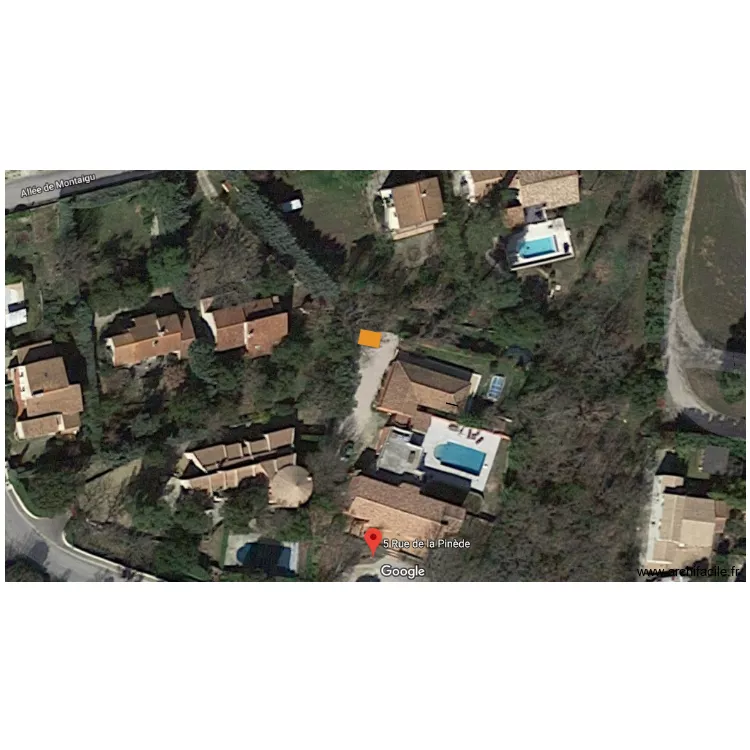 Projet abri jardin implantation. Plan de Projet abri jardin implantation. Plan de
