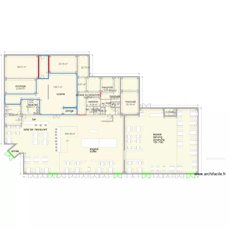 plan lanester total dancing. Plan de 