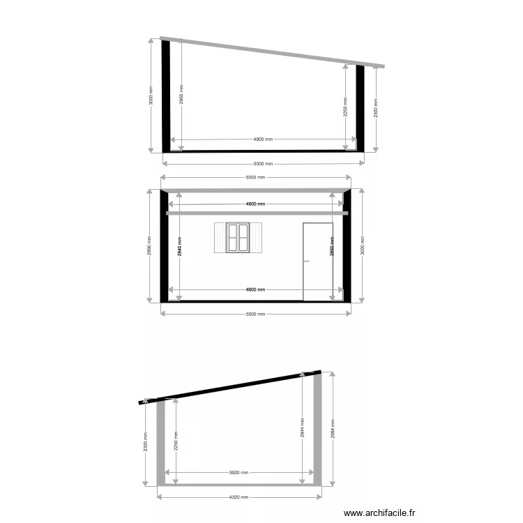Garage 1. Plan de 