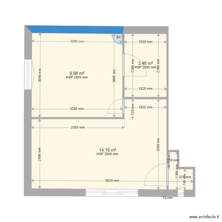 croquis. Plan de 0 pièce et 0 m2