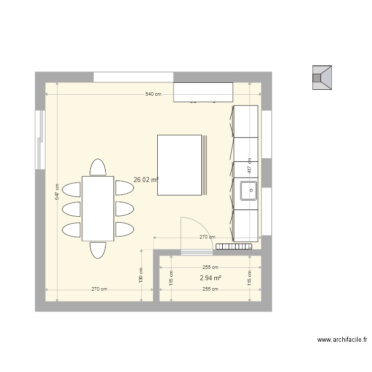 cuisine. Plan de 0 pièce et 0 m2