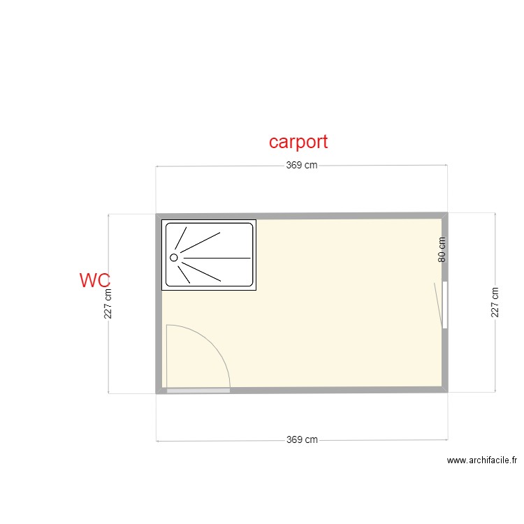sdb. Plan de 0 pièce et 0 m2