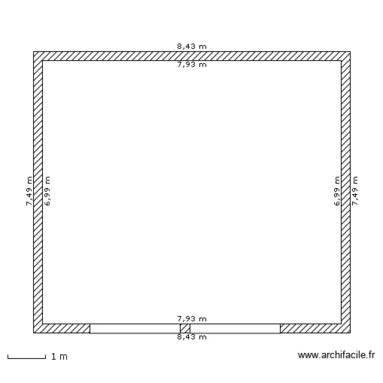 garage. Plan de garage. Plan de