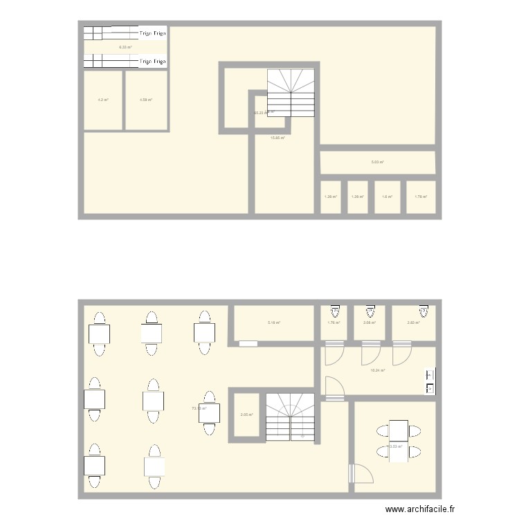 RESTO ET1. Plan de 0 pièce et 0 m2