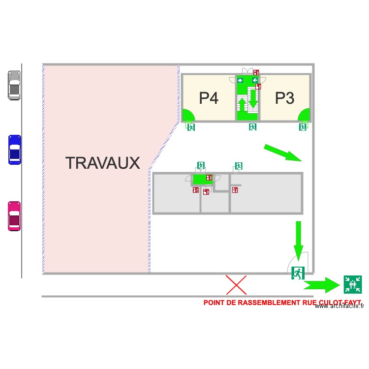 Sainte Thérèse 1ER TRAVAUX. Plan de 0 pièce et 0 m2