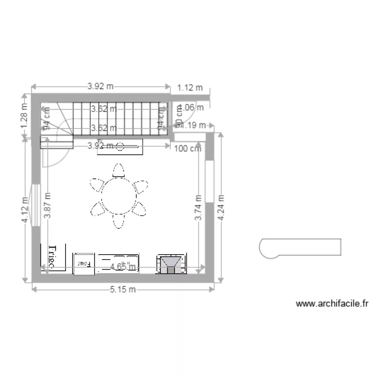 cuisine meuble. Plan de cuisine meuble. Plan de