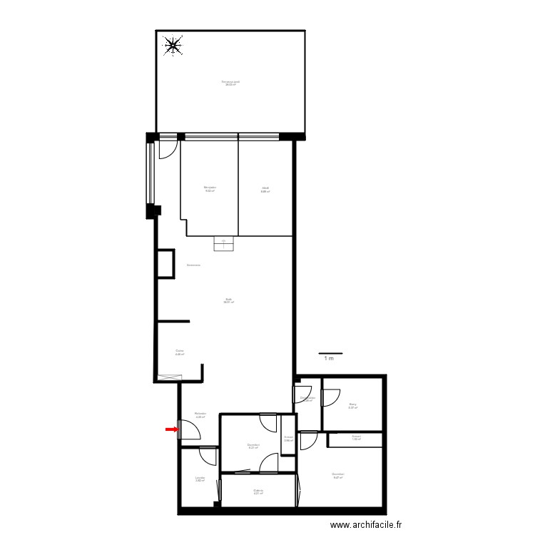 ED RESIDENCIAL LA CLOTA BLOC C PORTA J ORDINO. Plan de 0 pièce et 0 m2