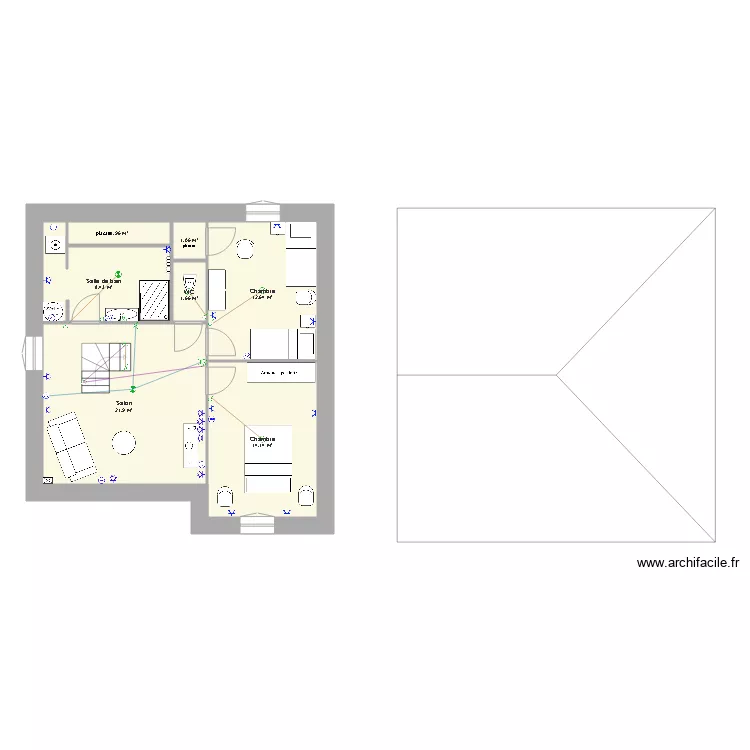 grenier pornic &eacute;lectricit&eacute; 17 nov. Plan de 
