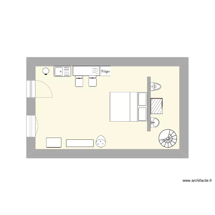 Annexe RDC Braye. Plan de 
