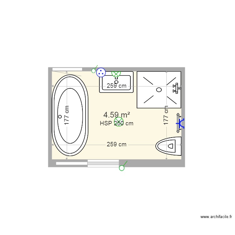 Projet 2 . Plan de 0 pièce et 0 m2