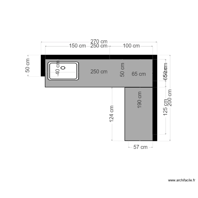 ETABLI GARAGE. Plan de 