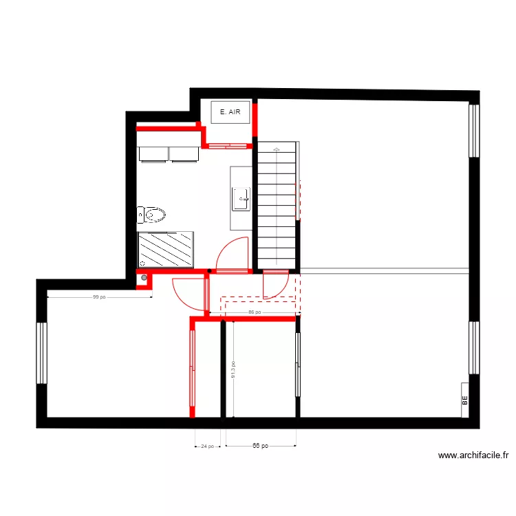 Line Girard 2. Plan de 