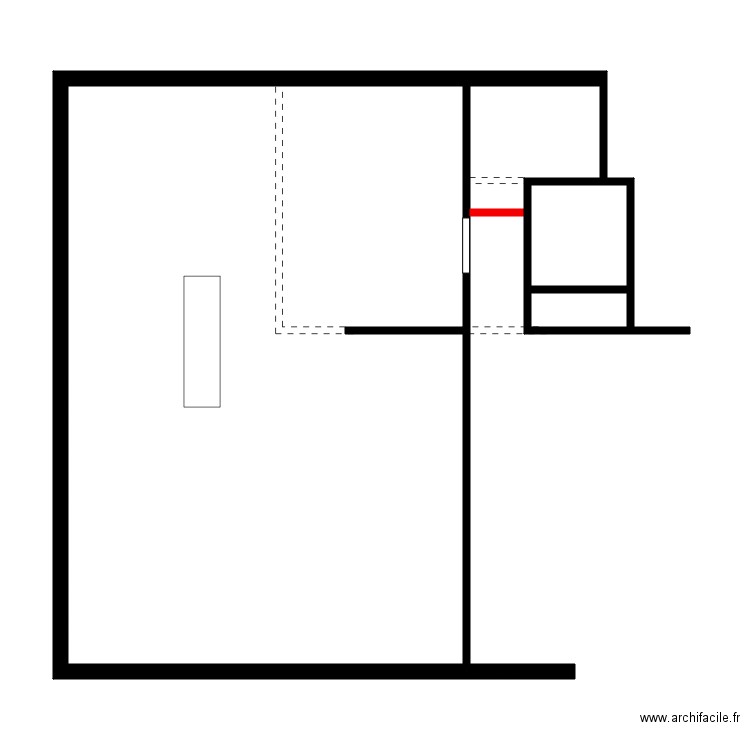 couette. Plan de 0 pièce et 0 m2