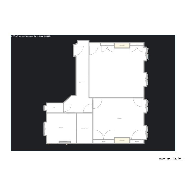 Autechaud MATTERPORT. Plan de 0 pièce et 0 m2
