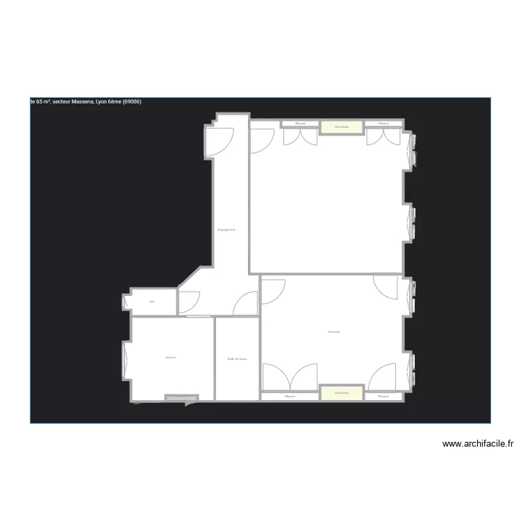 Autechaud MATTERPORT. Plan de 