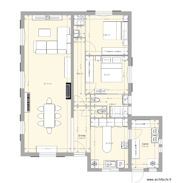 Projet 4. Plan de 0 pièce et 0 m2