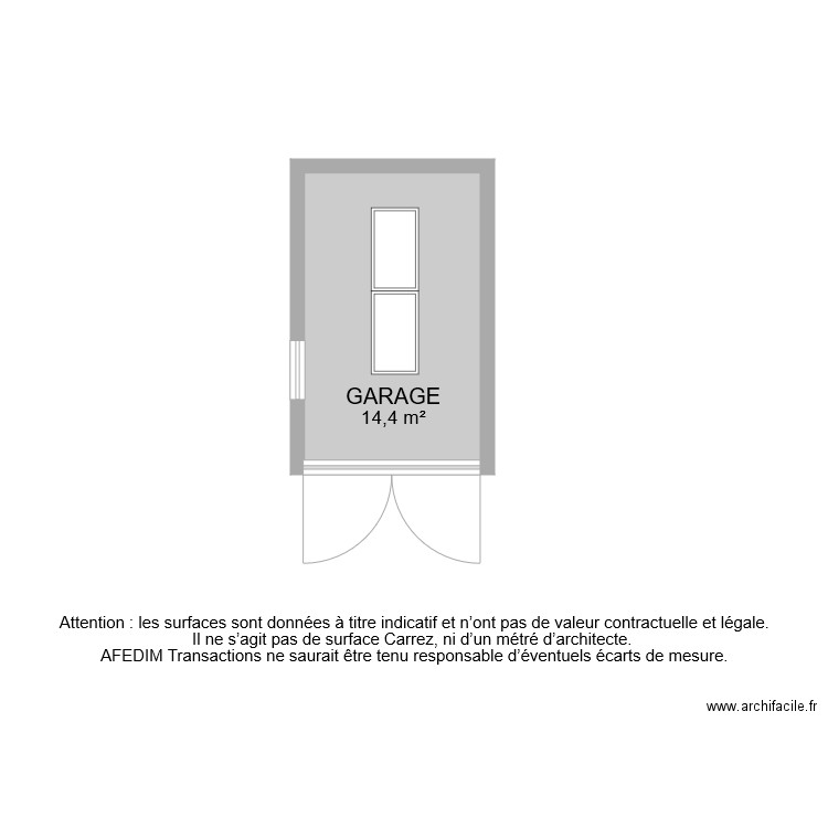 BI 7917 GARAGE . Plan de 0 pièce et 0 m2