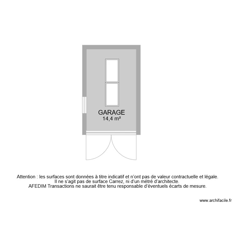 BI 7917 GARAGE . Plan de 