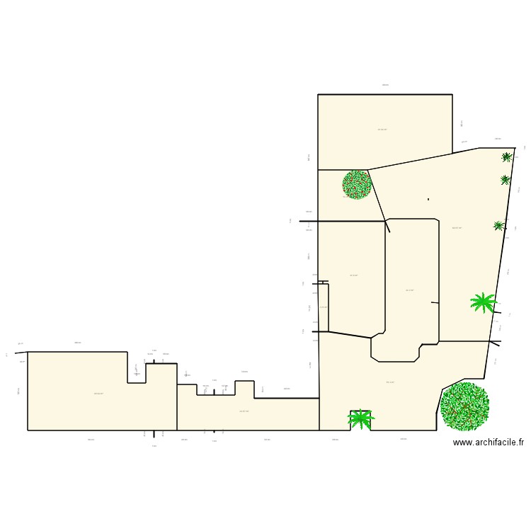 Anais pinto baixas. Plan de 9 pièces et 316 m2