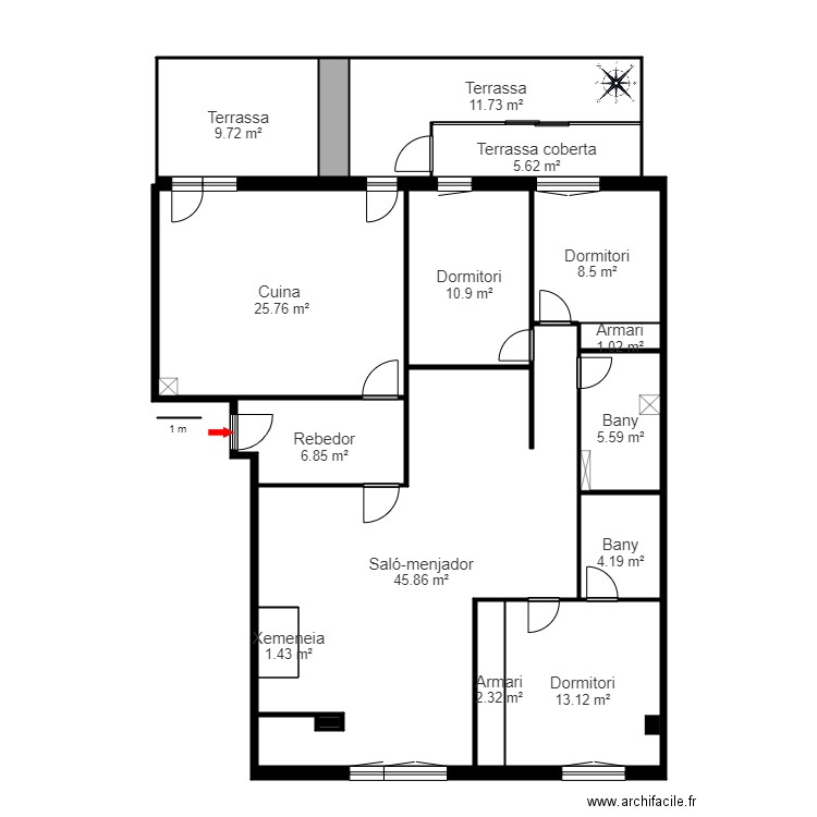 ED LES BONS C BEARN 32 2 A PAS DE LA CASA. Plan de 0 pièce et 0 m2