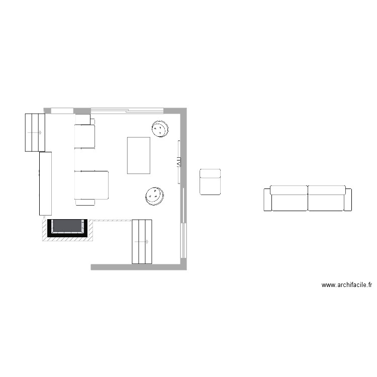 SALON. Plan de 0 pièce et 0 m2