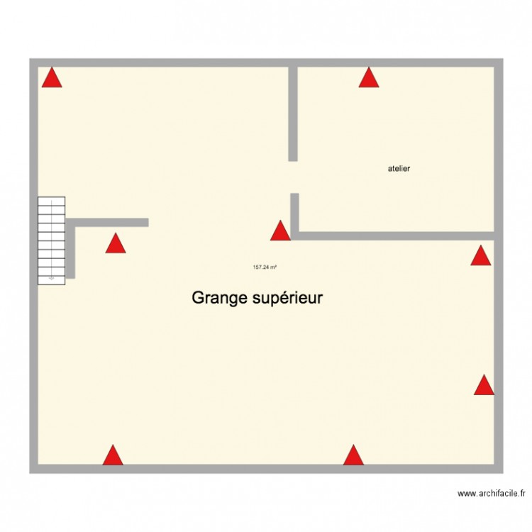 grange supéreiur alle. Plan de 0 pièce et 0 m2