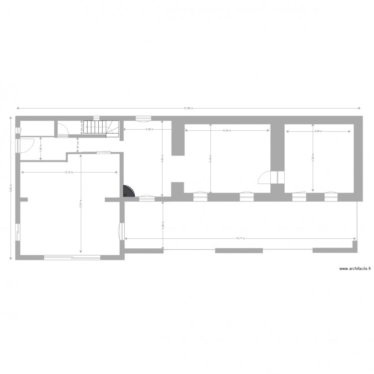 Bastide Mahon RdC. Plan de 0 pièce et 0 m2