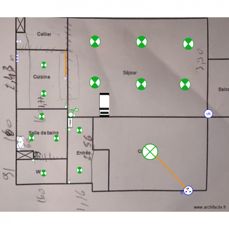  ELEC  HALKIN. Plan de 0 pièce et 0 m2