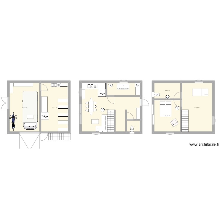 Maison Argentine. Plan de 0 pièce et 0 m2