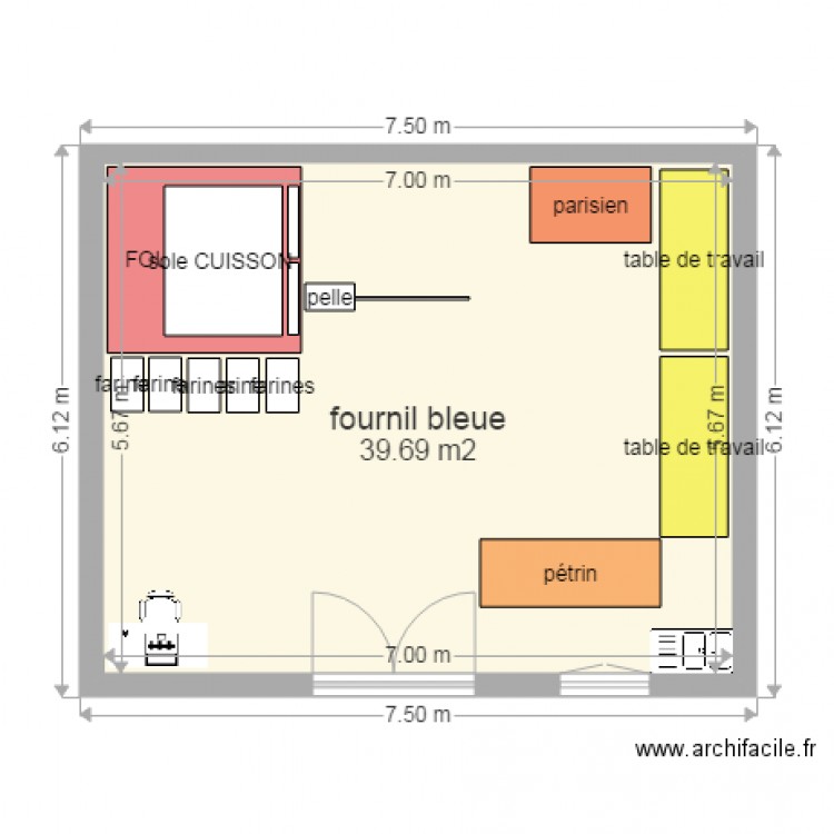 FOURNIL BLEUE version de base. Plan de 0 pièce et 0 m2