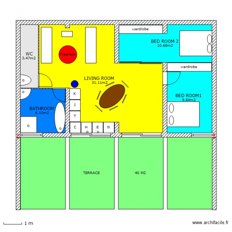 HOME FIXABILITY ECO CHALET 60M2. Plan de 0 pièce et 0 m2