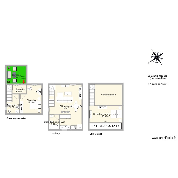 LAFLEUR. Plan de 0 pièce et 0 m2