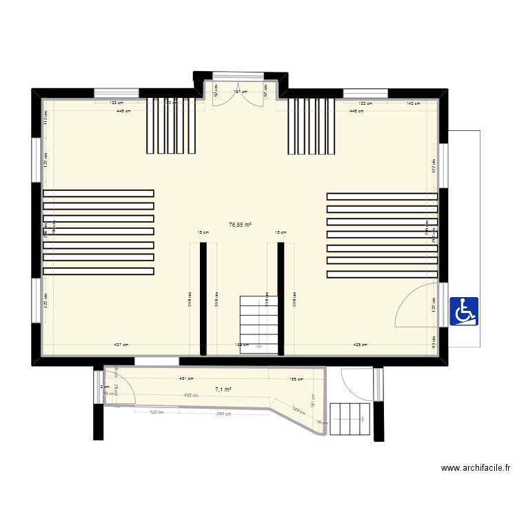 RDC mairie st aub. Plan de 0 pièce et 0 m2