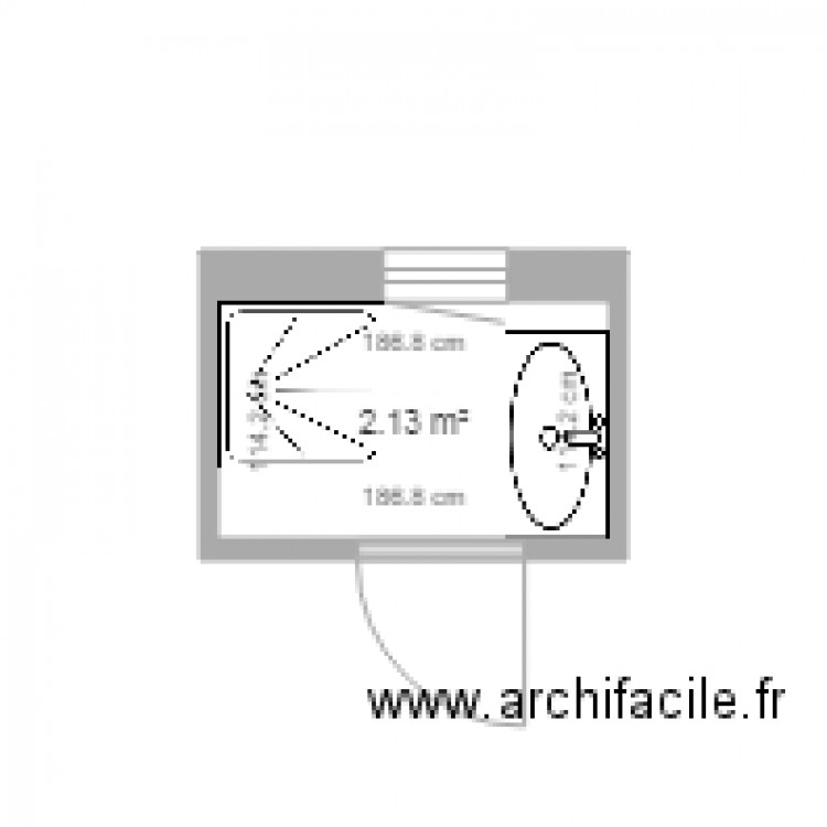 Salle de  bain . Plan de 0 pièce et 0 m2